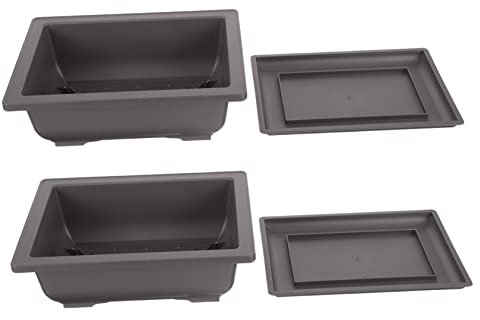 BESPORTBLE 2 Sets Blumentopf-Set Mit Untertasse Blumentöpfe Für Heimdekoration Garten Balkon