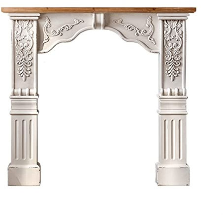 Fireplace Mantel Surround European Fireplace Mantel Surround Decorative Cabinet Vintage Arched Fireplace Decorative Shelf Living Room Fireplace Stove Mantel Surround Fireplace Mantel