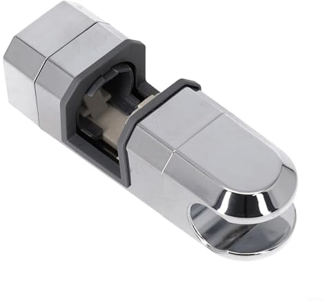 Duschkopf-Halter, 15 mm - 30 mm Größenbereich, Duschstange, drehbar, Duschbrause, Halterung für Handbrausen, verstellbare Duschstange, Schieberstange, Badezimmer-Befestigungsteile (Silber)