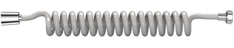 TYMYW Tubo Per Doccino Tubo Per Doccino Retrattile Tubo A Spirale,per Bidet,Doccetta Wc,Rubinetto Doccia,Grigio,1,5 M