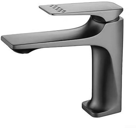 Miscelatore per lavabo Alto da Bagno, Rubinetto Quadrato Alto per lavabo da appoggio, Rubinetto per lavabo in Arte Moderna, lavabo per lavabo per Bagno