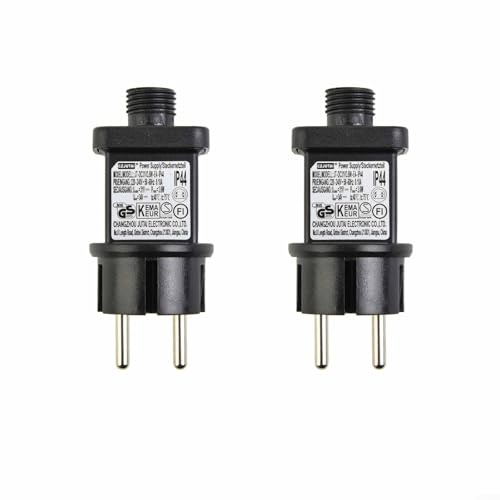 WIIYENA Guirlande lumineuse 31 V - Bloc d'alimentation LED - Transformateur pour éclairage de Noël - Pour guirlande lumineuse extérieure - Bloc d'alimentation LED 3,6 W - Adaptateur transformateur -