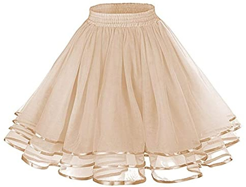Tüllrock Damen Tutu Karneval Kostüm 50Er Tütü Rock Kurz Ballett Unterrock Rockabilly Petticoat Tütü Kostüm Petticoat Unterrock Tanzrock Ballettrock Cosplay Festliche Minirock Faschingskostüme