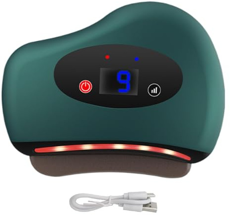 Herramienta De Masaje Con Raspador Muscular Calentado: Dispositivo Portátil-De Relajación Corporal, Raspador Eléctrico De Tejido Profundo, Ayuda Para La Recuperación Muscular | Post-entrenamien