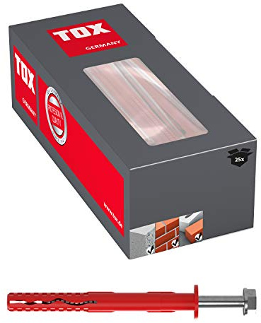 TOX 067101271 Tassello per Telaio, Rosso