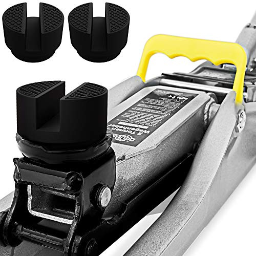 DEUBA® 3er Set Gummiauflage Wagenheber Universal Ø49mm Stahlverstärkung rutschfest Gummipad Wagenheberaufnahme Rangierwagenheber Stempelwagenheber