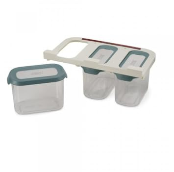 Joseph Joseph CupboardStore 3-teiliges Aufbewahrungsset für den Platz unter dem Regal (3 x 1,3L) - Blau