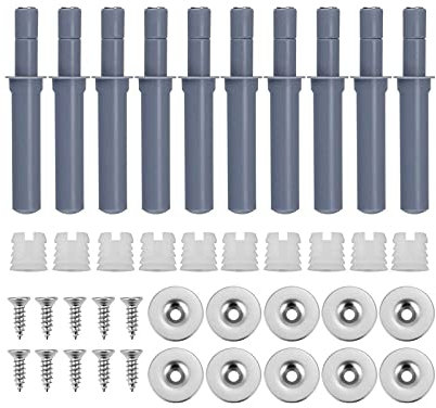 Damper Buffer Ante Push Pull Apertura a Pressione Ante Ammortizzatore per Armadio Guardaroba per Sistema di Apertura Mobile a Pressione di Ante Scorrevoli, Armadi Ante per Armadi Un Set di 10 Pezzi