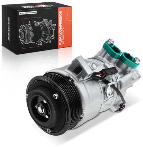 Frankberg Klimaanlagen Kompressor mit Kupplung Diesel Kompatibel mit 1er | Kompatibel mit 3er Touring E91, 3er E90, 1er E87