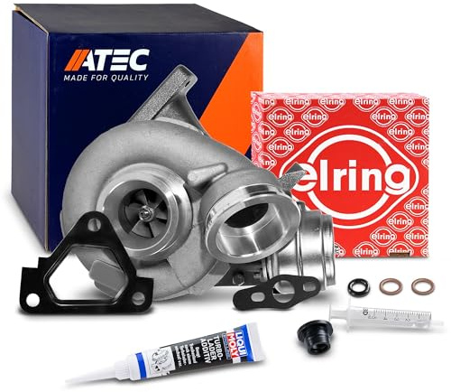 ATEC Germany 1x Turbolader, inkl. Montagesatz, 1x Additiv zur Turbolader - Erstbefüllung, Kompatibel mit MERCEDES-BENZ SPRINTER 2-t (B901. B902), SPRINTER 3-t (B903), SPRINTER 4-t Bus (B904)