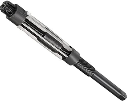 QUARKZMAN 17-19mm Regolabile Manuale Azionato Alesatore x 1 Pezzo Alta Velocità Acciaio 6 Dritto Flauto per Alesatura Metallo Parti, [H8]