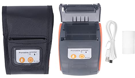 Eujgoov Thermo-Belegdrucker, Mini-Thermo-Belegdrucker, Bluetooth-Thermo-Belegdrucker, Rechnungsdrucker, Kompatibel mit Klarem Druck, Breite Anwendung, Schnelle Druckgeschwindigkeit (Mit