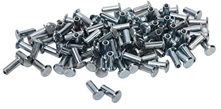 Akozon Borchie per Pneumatici, 100 Pezzi Borchie per Pneumatici Punte da Neve Vite in Carburo Antiscivolo Universale per Auto Camion Carrello Elevatore Fuoristrada Veicolo
