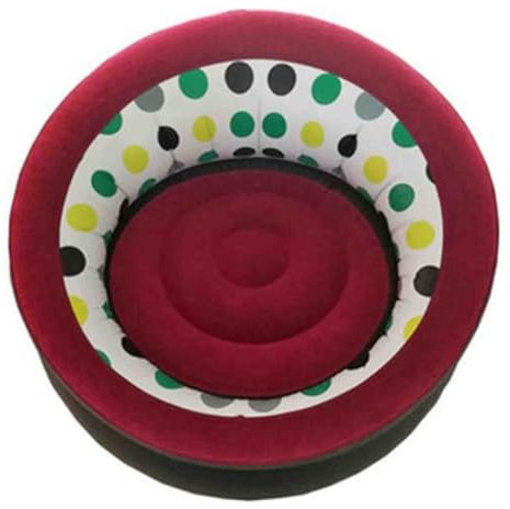 ALSUPEU Inflatable Freizeit-Sofa/-Stuhl Und Fußhocker, Faltbarer Scharender Luft-Sofa-Aufblasbarer Stuhl, Tragbare Couch Zum Camping Und Picknick,003