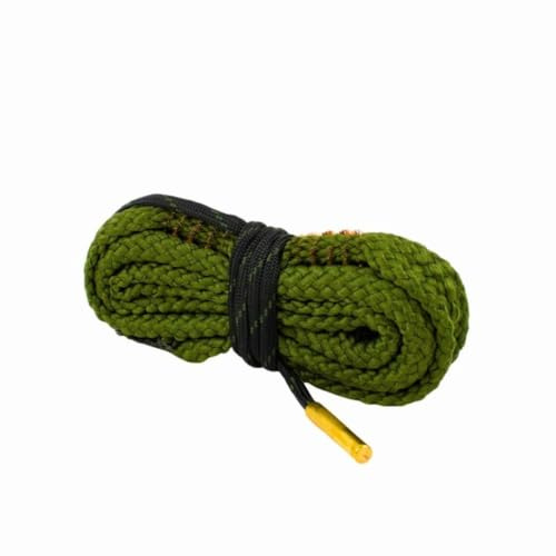 Rifle Doc Laufreinigungsschnur-Set alle Kaliber 17-223-5,56mm-243-6mm-264-6,5mm-270-7mm-7,62mm-308-30-06-8mm-9mm-9,3mm-338-458 (Öl-Schnur, Standard-Schnur & Premium Schnur - Doppelbürste + Griff)