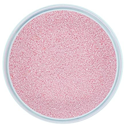 moorg Sabbia Colorata Rosa per Decorazioni 370 g, Sabbia Colorata per Vasi di Vetro, Rito della Sabbia, Sottile 0.2-0.6 mm, Ottima per Le tue Idee Decorative