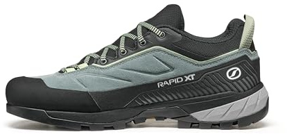 SCARPA Women's Rapid XT Leather Hiking Shoes - Conifer/Sunny Lime - 7-7.5