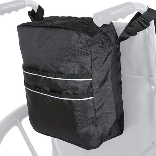 Rollstuhltasche Hinten Rollstuhl Tasche, Elektrorollstühle Rucksack Aufbewahrungstasche, Tragetasche Mit Reflektierenden, Universelle Reisetasche Für Rollstühle, Rollatoren, Transportstühle, Mobilität