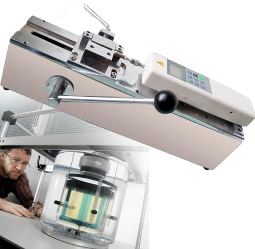 500n Digital Pull Force Tester High Precision F-500 Digital Force Gauge Push Pull Gauge Tester With Horizontal Push-Pull Test Bench Portable Wire Harness Terminal Tensile Force Testing Machine