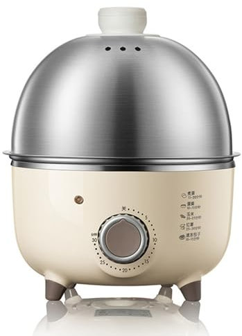 Electric Egg Boiler Breakfast Machine, Automatic Steamer Multicooker with Timer | Egg Custard Steaming Cooker | Egg Cookers 220V
