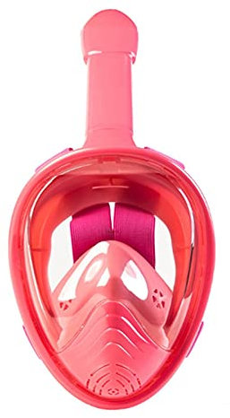 ZJFHEYUO Schnorchelmaske, Anti-Beschlag-Vollgesichtsmaske zum Schnorcheln, Unterwasser-Atemschutzgerät, Schwimmtraining, Tauchpflegeausrüstung für Kinder