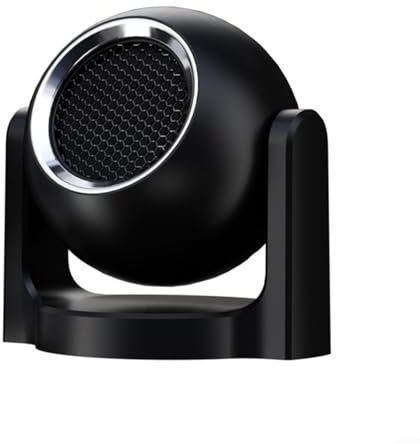 Fauhapyway Chauffage de voiture portable 12 V 120 W pour désembuer le pare-brise - Tête rotative à 360° - Chauffage de déshumidification et ventilation