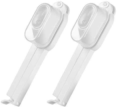 BESPORTBLE Pinzas Herméticas para Bolsas de Alimentos 2 Unidades Boquilla Vertedora Cierre Resistente Anti Humedad para Snacks Té y Leche Clip Sellador Portátil para Conservar Frescura