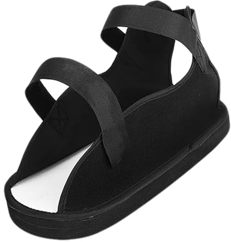 Uanqfegy Chaussure à bout cassé - Botte antidérapante pour orteil cassé, chaussure de récupération de protection pour hommes et femmes post-opératoires, L
