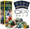 NATIONAL GEOGRAPHIC Rock Tumbler Refill – 453g Mix of Rough Gemstone Rocks for Rock Polishers, Includes 5 Jewellery Fastenings and Rock Polishing Grit, Works with All Rock Tumblers
