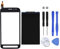 MovTEK Touchscreen + LCD Display Bildschirm Glas Ersatz for Samsung Galaxy Xcover 4 G390 /Xcover 4s G398 Schwarz mit Werkzeuge & Kleber