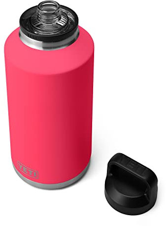 YETI Rambler Bouteille isotherme en acier inoxydable avec bouchon Chug – 1800 ml – Rose Bimini
