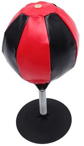 PAMINGONO Aufblasbarer Dekompressionsball Boxball Mit Saugnapfdesign Für Reflextraining Zu Hause Büro Tragbares Trainingsgerät Für Ganzkörperworkouts