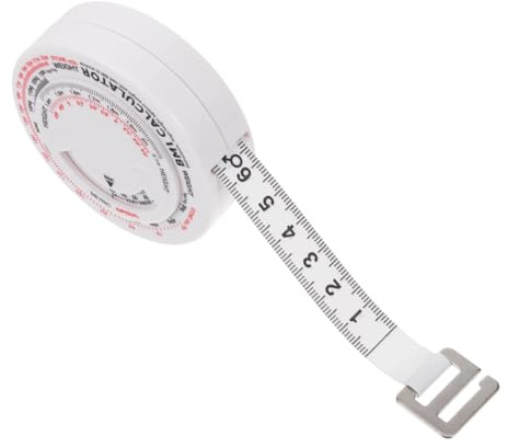 TOVINANNA 1.5m Calculando Cinta Métrica Para Fitness Cinta Métrica Corporal De Comprobador De Imc Herramienta De Medición De Grasa Corporal De Seguimiento De Salud Para Pérdida De Peso
