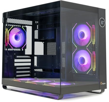Iota C70 Mid-Tower Computer Case,Large Capacity PC Gaming Case with Pre-Installed 6 ARGB Fan&Hub,Real-Time Digital Display,Panoramic View,Quick-Release Design,Type-C 3.1,for ATX/MATX/ITX/YTX (BK)
