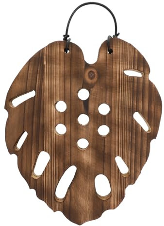 BESPORTBLE Tablero Colgante De Helecho para Orquídeas Decoración De Pared con Plantas Tablero De Madera Soporte De Pared para Jardín Vertical De Monstera