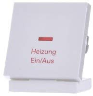 Gira 067803 Wippe Kontroll Heizung Ein/Aus System 55, reinweiß
