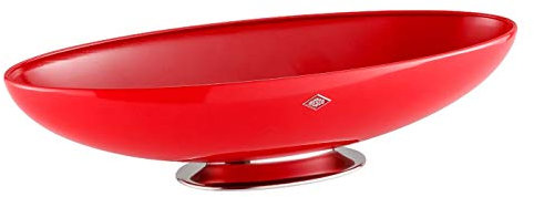 WESCO 221 101–02 Corbeille à Fruits et à Pain, Rouge, Dimensions 45,4 x 1,03 x 1,87 cm
