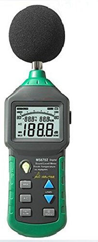30dB GOWE decibelímetro Digital termómetro higrómetro~130dB medidor de campo