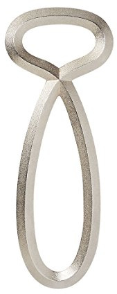 Unbekannt Flaschenöffner 'Flaschenfreund' Silber - Räder Design