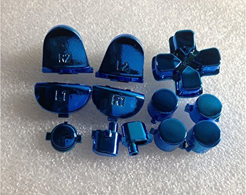 vergoldet L1 L2 R1 R2 Trigger-Kit für PS4 Sony Playstation Controller Dualshock 4 Controller (mit 2 PCS Springs)