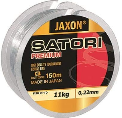 Jaxon Angelschnur Satori Premium Spule 150M 0,10mm-0,35mm Monofile Schnur (0,22mm / 11kg)