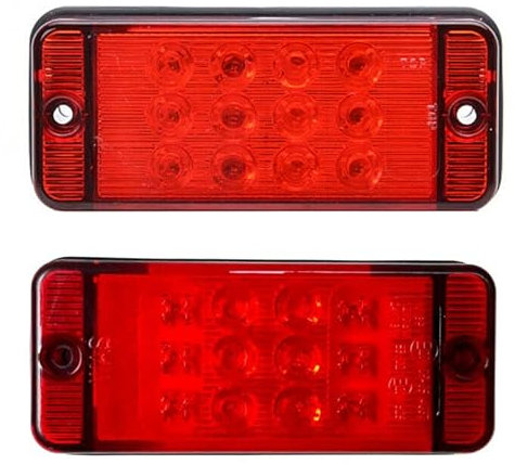 MelTruck® LED Nebelschlussleuchte und Bremsleuchte 12V 24V E20 für Anhänger Bagger Traktor