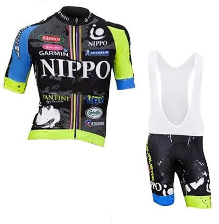 SGCIKER Laserskuren manschett team cykling jersey set, kvalitet sommar cykel skjorta MTB cykelkläder haklapp kort kit geldyna, Kort set 4, S