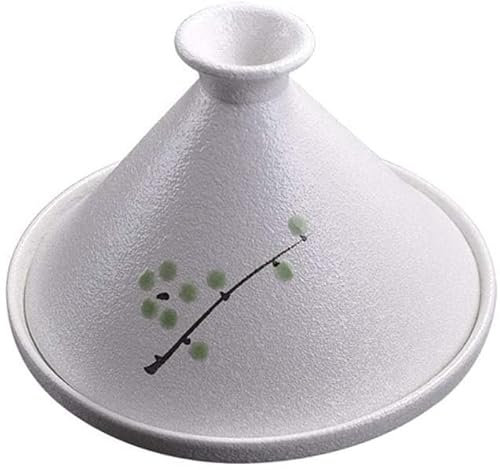 Mini piatto casseruola in ceramica padella addensata pentola Taji utensili da cucina ristorante resistenza alle alte temperature con coperchio a imbuto in gres per tutti i tipi di piano cottura