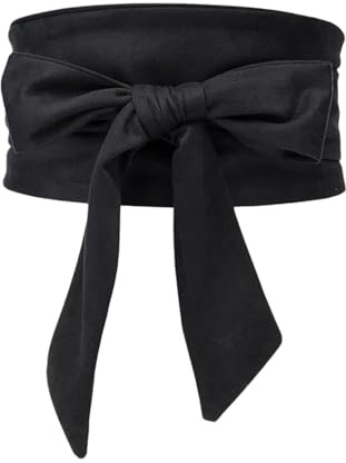 VekkeR Wickelgürtel aus breitem Wildleder, Korsett, Cinch-Gürtel für Damen, Blusen, Kleider, Kummerbunde, Accessoires