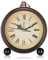 Sporgo Reloj despertador analógico sin tictac: reloj de mesita de noche, reloj de mesa vintage, silencioso, pequeño, silencioso, funciona con pilas, reloj de mesa vintage, analógico para dormitorio,