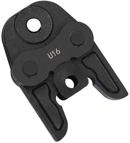 U16 - Ganascia pressatrice compatta in acciaio Cr40, ganasce termoretraibili per tubi in rame, tubi in PEX, tubi PB, per raccordi di tubi con diametro esterno di 1,63 cm