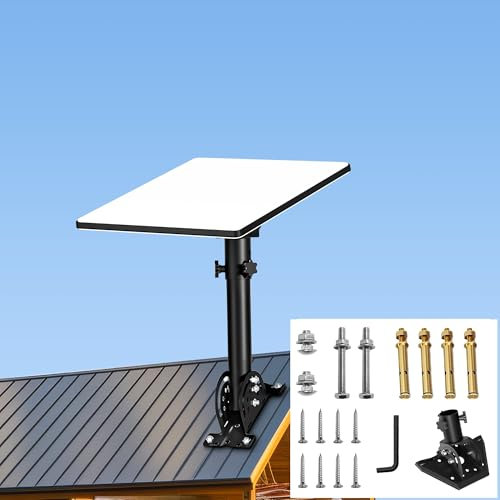 Starlink - Mini soporte de techo pivotante resistente, inclinación ajustable de 160 grados, accesorios Starlink, giratorio horizontalmente 360 grados, kit de Internet Starlink para montaje en poste