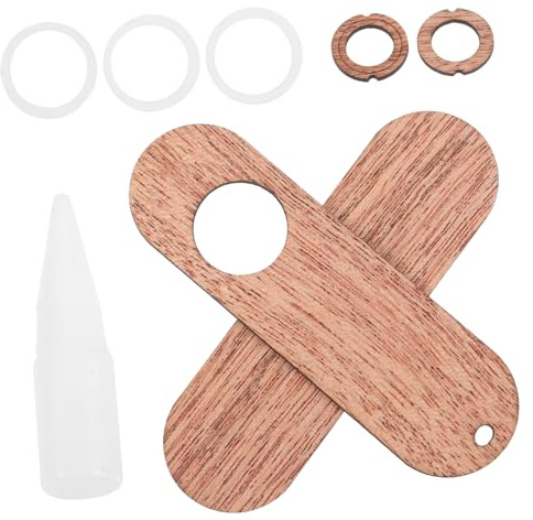 BESTonZON Holzblockflöte Kazoo Für Erwachsene Musikkazoo Aus Holz Diy Montieren Gitarrenbegleitung Holzmundharmonika Musikinstrumente Für Anfänger