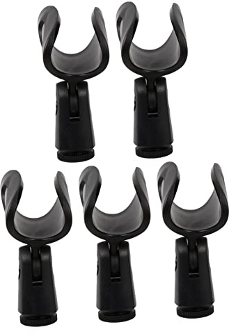 VICASKY Mikrofonklemmen Universalhalter für Mikrofone mit Gewinde für Dynamische Gesangsmikrofone und Professionelle Funkmikrofone